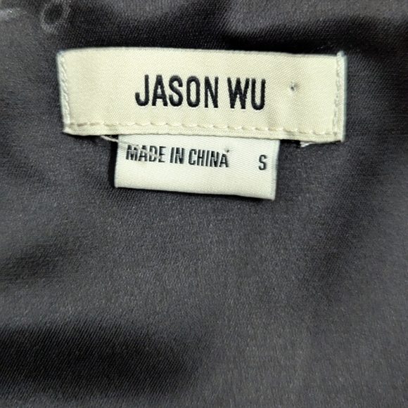 Jason Wu Black Corset Bustier Top Size S Satin Structured Sleeveless Evening - Picture 7 of 7